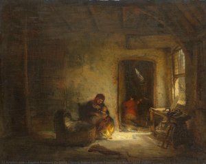 Sunny Room, Eugène François De Block, 1830 - 1893 — Eugène-françois De Block