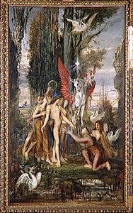 Hésiode Et Les Muses — Gustave Moreau, Symbolist Painting