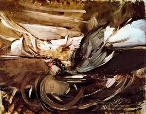 Wild Game In Black — Giovanni Boldini