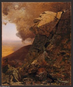 A Cliff In The Katskills — Jervis Mcentee