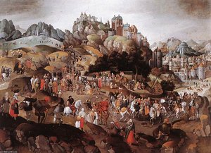 Carrying The Cross — Abel Grimmer, Renaissance Late