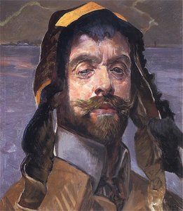 Self-portrait In Yakutsk Cap — Jacek Malczewski