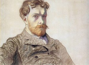 Pastel Self-portrait — Stanislaw Wyspianski