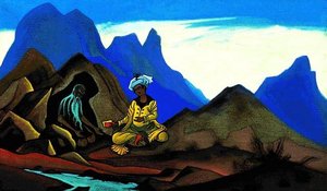 Iskander And Hermit — Nicholas Roerich