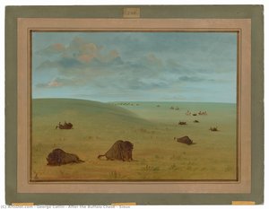 After The Buffalo Chase - Sioux — George Catlin