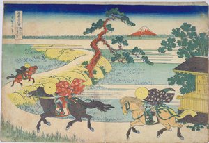 Sekiya By The Sumida River — Katsushika Hokusai