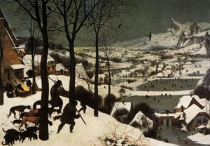 The Hunters In The Snow (january) — Pieter Bruegel The Elder, Northern Renaissance Painting