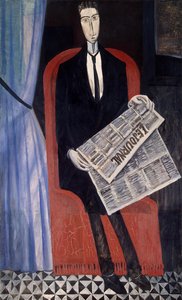 Portrait Of A Man With A Newspaper — André Derain