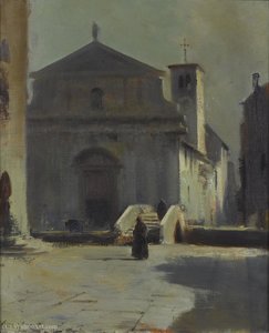 A Church In Foggia, (1950) — Edward Seago
