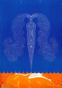 The Curtain Of I'hiver — Erté