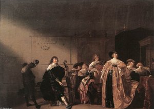 Party Scene With Music