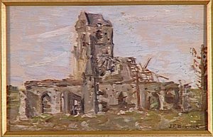 L'église De Cutry, Septembre 1918 — Joseph-félix Bouchor