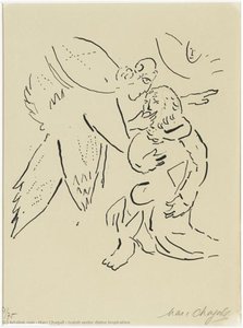 Isaiah Under Divine Inspiration — Marc Chagall