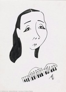 Caricature of Tatiana Pikajzen