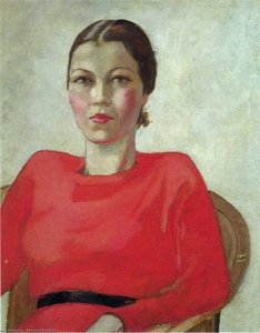 Woman in Red