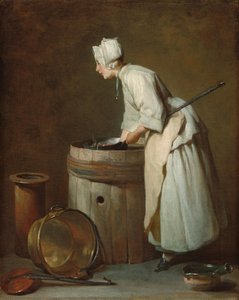 The Scullery Maid — Jean-baptiste-siméon Chardin, Baroque Realism