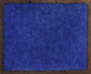 Blue Color Field — Amelia Amorim Toledo, Abstract Expressionism