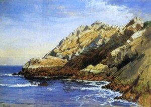 Cliffs, Dana's Island — Alfred Thompson Bricher