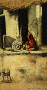 Spinning (ajmere) — Mortimer Luddington Menpes