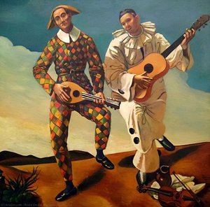Harlequin And Pierrot — André Derain, Fauvism