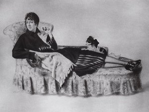 Portrait Of Maria Ryazantseva — Boris Mikhailovich Kustodiev