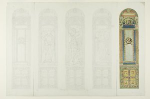 Design For A Window. St. George — John La Farge
