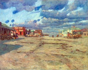 The Town Voskresensk — Konstantin Yuon