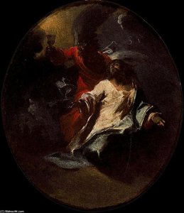 The Agony Of Christ In The Garden — Giuseppe Bazzani, Baroque Rococo Synthesis