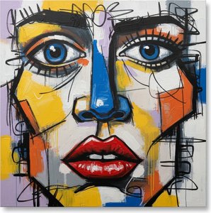Fragmented Echoes Of A Primordial Soul In Vibrant Abstract Gestural Layers — Christian Noiret, Contemporary Abstract Painting