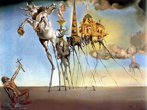 La Tentación De San Antonio — Salvador Dalí