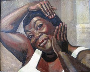 Fixing Her Hair — Sergej Jur'evič Sudeikin