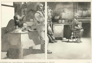 Dashiell Hammett Fliegenpapier, P. 176-177 — Hans Hillmann