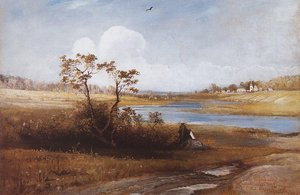 Near The Village Of St Michael Pskov Province — Aleksey Savrasov