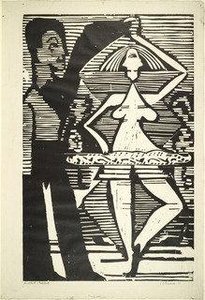 Dancing Couple (tanzpaar) — Ernst Ludwig Kirchner
