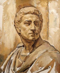 Plaster Cast Of A Male Bust — Ivor Williams