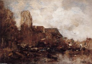 View On Dordrecht — Jacob Henricus Maris