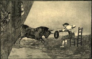 Temeridad De Martincho En La Plaza De Zaragoza — Francisco José De Goya Y Lucientes