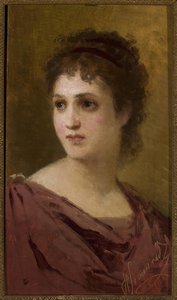 Head Of A Woman — Henryk Siemiradzki