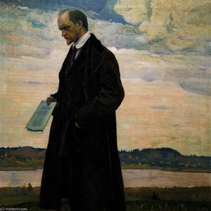 Thinker (Portrait of philisopher Ivan Ilyin)