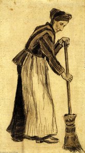 Die Frau Mit Dem Besen — Vincent Willem Van Gogh, Realism