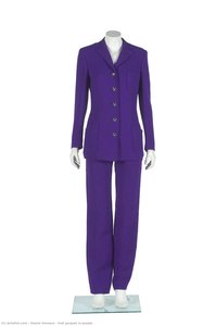 Suit jacquet in purple