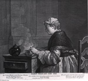 A Lady Who Takes Tea — Jean-baptiste-siméon Chardin
