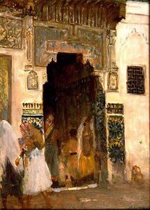 La Fontaine À Marrakech (titre Inscrit) — Joseph-félix Bouchor