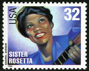 32c Rosetta Tharpe stamp