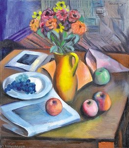 Table Still Life With Apples — Armand Schonberger
