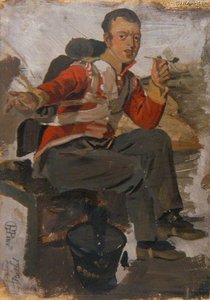Billeted Soldier And Household — George Harvey