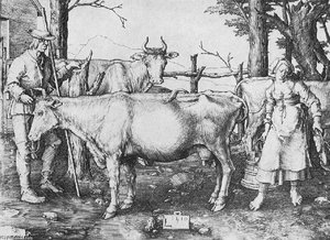 Milk-maid — Lucas Van Leyden, Northern Renaissance