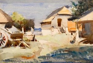 Farmyard — Arthur Henry Church