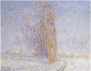 Landscape In Snow — Gustave Loiseau