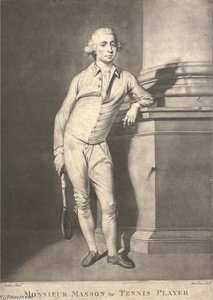 Monsieur Masson, The Tennis Player — John Hamilton Mortimer